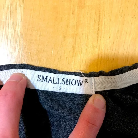 Women's Charcoal Gray nursing top - Picture 3 of 3